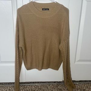 brown sweater brand new, loose and comfy, pretty color